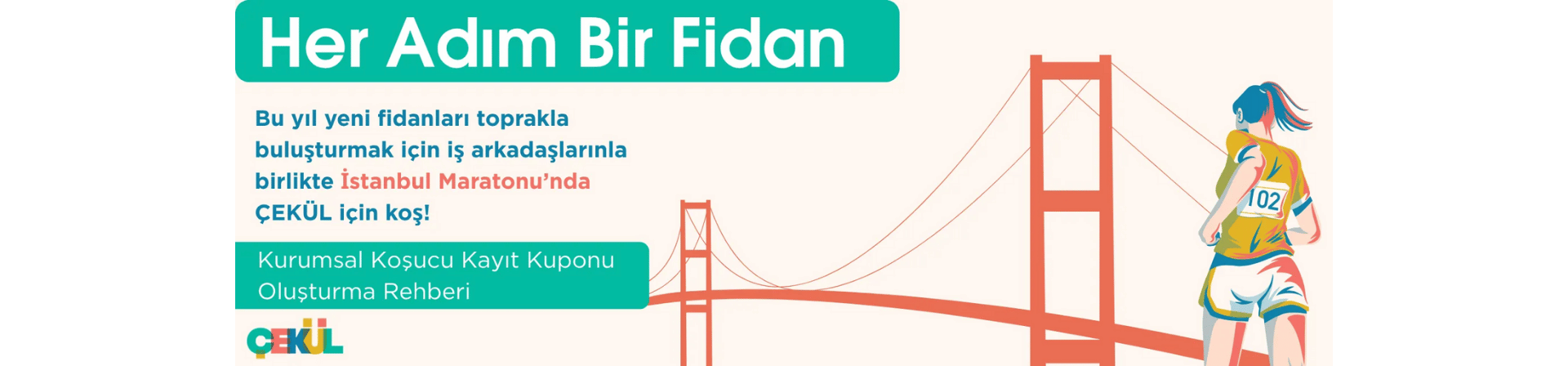 Takımınız hazır mı? İstanbul Maratonu'nda adımlarınızı fidana dönüştürün!