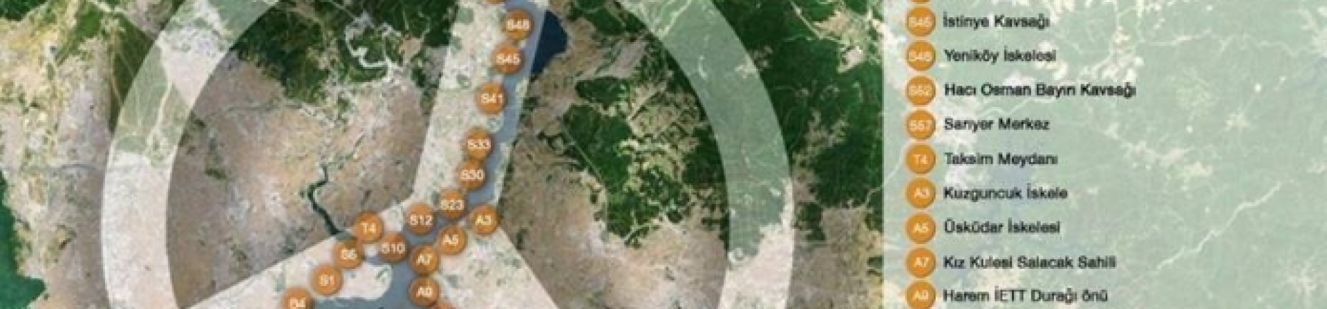 İstanbul barış zinciri güzergahı