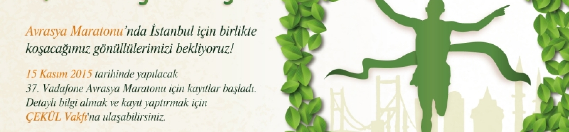 Avrasya Maratonunda Birlikte Koşalım mı?