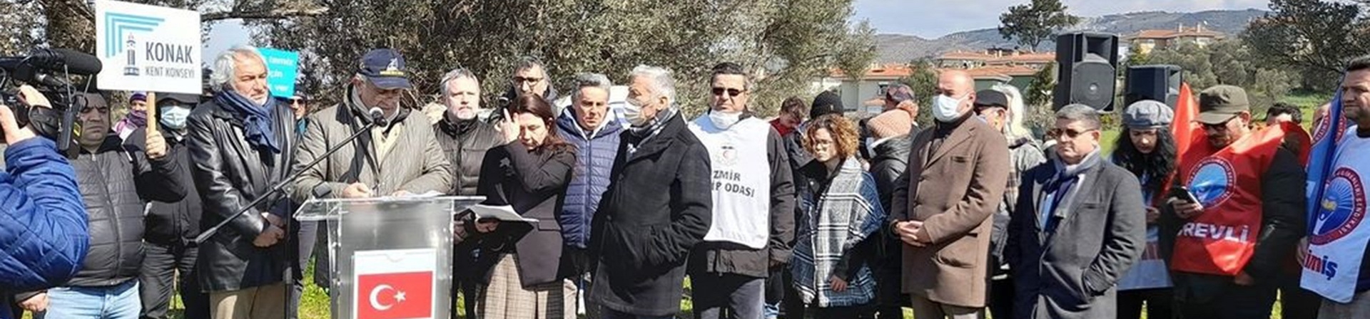 "Zeytin Hayattır, Zeytinime Dokunma" Basın Toplantısı Yapıldı